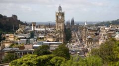 Balmoral Hotel, Princes Street, Edinburgh, Skottland, Storbritannia